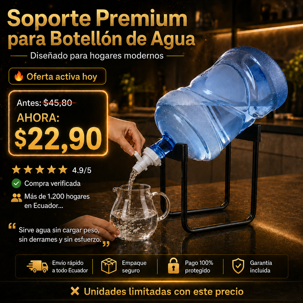 Soporte Botellón Agua Invertido